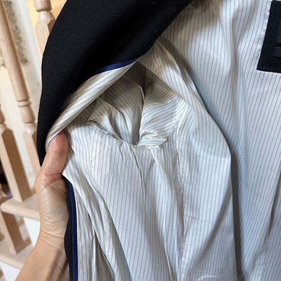 J.Crew Tall Regent Blazer in Wool Flannel in Black 8T - Picture 16 of 16